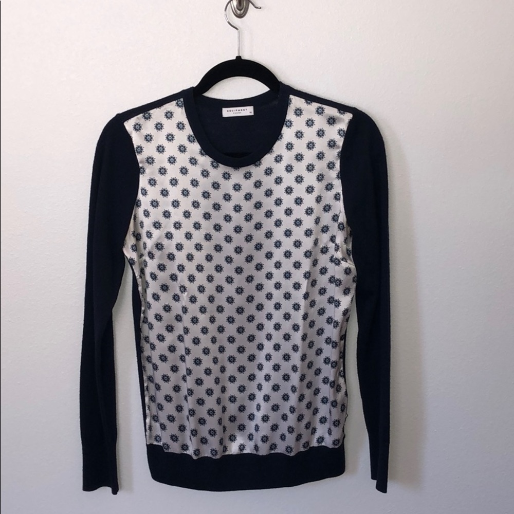 Silk and Wool Equipment Sweater